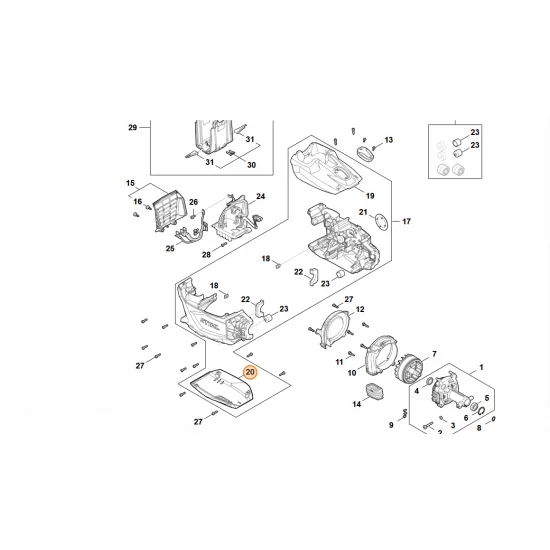 STIHL  Płyta ochronna FA09 718 7400